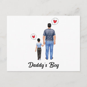 Invitation Carte Postale Le petit prince de papa Fête des pères amour