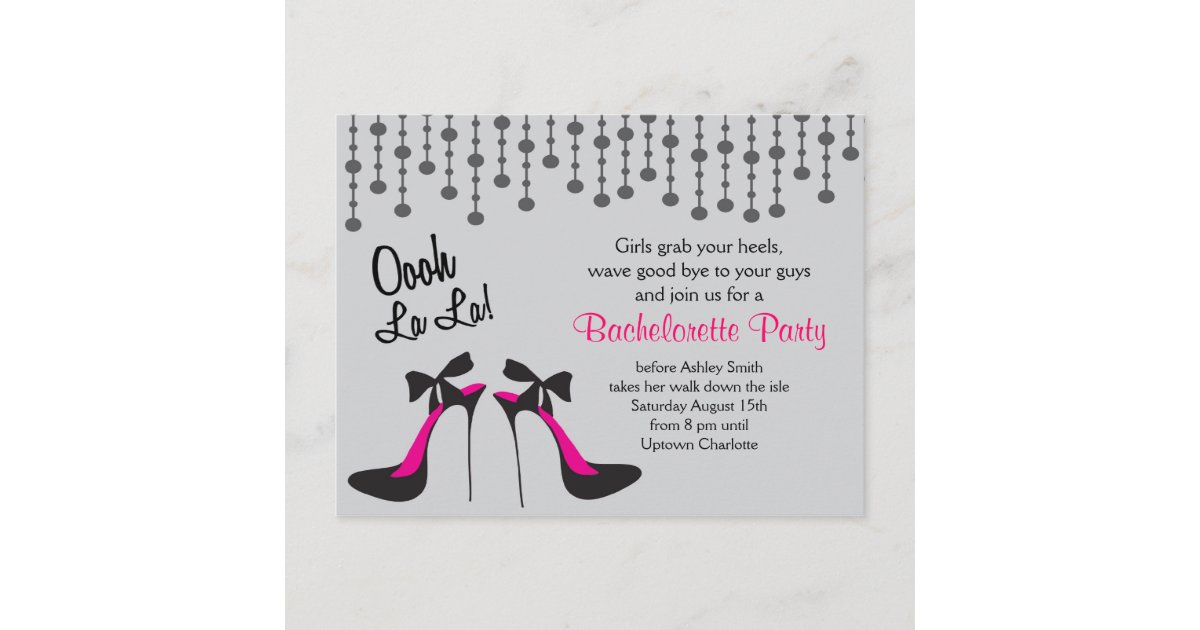 Invitation Carte Postale Les Idees De Partie De Bachelorette Party Nuit De Zazzle Ca Invitation Carte Postale Les Idees De Partie De Bachelorette Party Nuit De Zazzle Ca