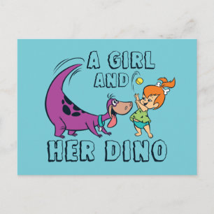 Invitation Carte Postale Les Pierrafeu   Galets & Dino Play Ball