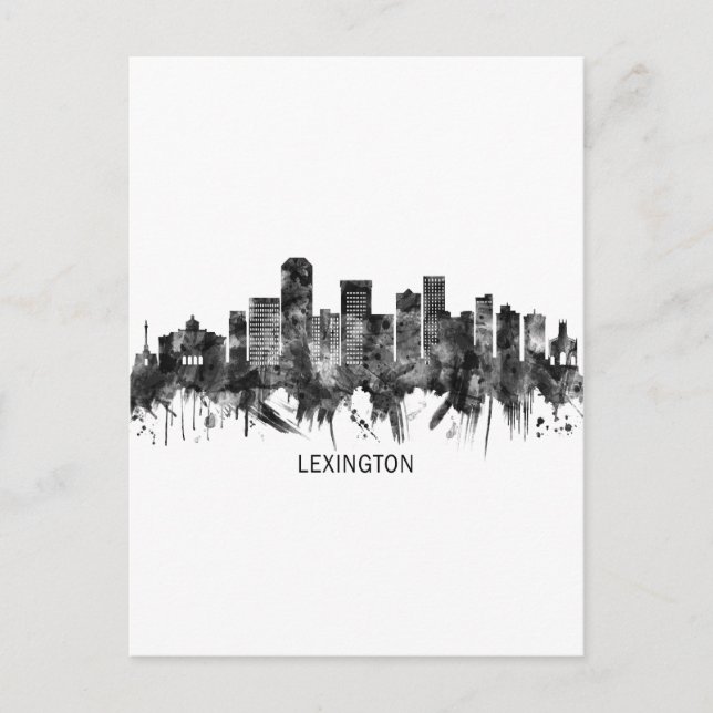Invitation Carte Postale Lexington Kentucky Skyline (Devant)