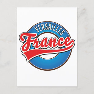 Invitation Carte Postale Logo de Versailles France