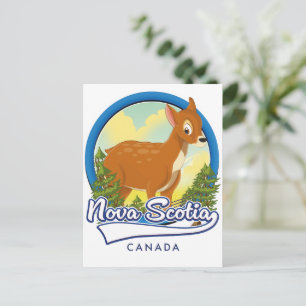 Invitation Carte Postale logo de voyage de Nouvelle-Écosse Canada
