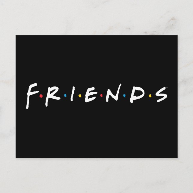 Invitation Carte Postale Logo FRIENDS™ (Devant)