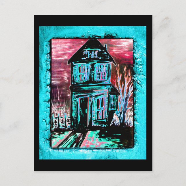 Invitation Carte Postale Maison d'invitation (Devant)