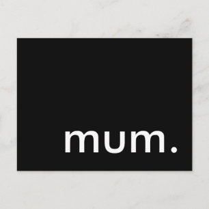 Invitation Carte Postale  Maman. fête surprise