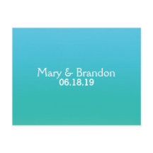 Mariage d'aquarelle Sea Breeze RSVP