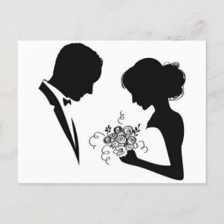 Invitation Carte Postale mariage fabuleux