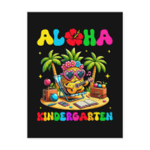 Maternelle Aloha Ananas Hawaï Rentree Scolaire