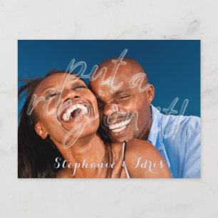 Invitation Carte Postale Mettez Une Bague Sur Elle Partie D'Engagement Embo