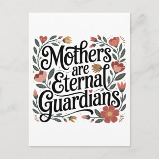 Invitation Carte Postale Mothers Are Eternal Guardians