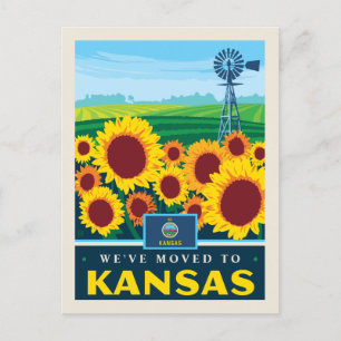 Invitation Carte Postale Nous sommes allés au Kansas