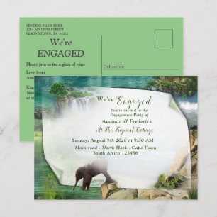 Invitation Carte Postale Océans & rivières, lacs & activités sportives du m