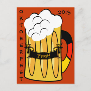 Invitation Carte Postale Oktoberfest