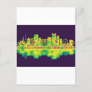 Invitation Carte Postale Orlando Florida Skyline
