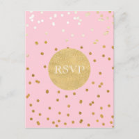Pastel & Or Pailleté Confetti Points Chic Moderne