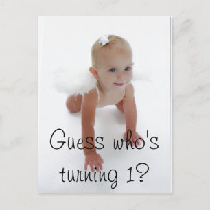 Invitation Carte Postale Petite Mlle Angel, conjecture qui tourne 1 ?