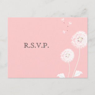 Invitation Carte Postale PixDezines Dandelions, do-it-yourself couleurs arr