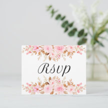 Plat de Mariage floral boho minimum rsvp