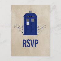 Police Box RSVP Postcard v6