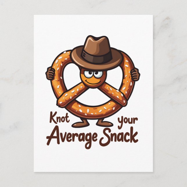 Invitation Carte Postale Pretzel Dealer Pretzels Snack Oktoberfest Baking (Devant)