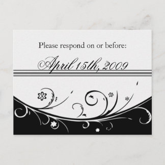 Invitation Carte Postale Prière RSVP