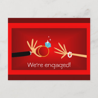 Invitation Carte Postale QUELLE ROCHE! - Rouge