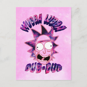 Invitation Carte Postale RICK ET MORTY™ Dub-Dub Lubba Wubba