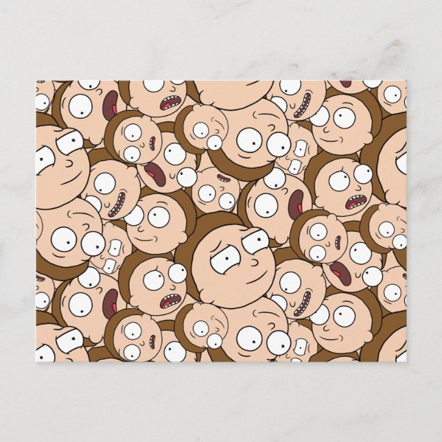 Invitation Carte Postale RICK ET MORTY™ | Morty's Moods (Devant)