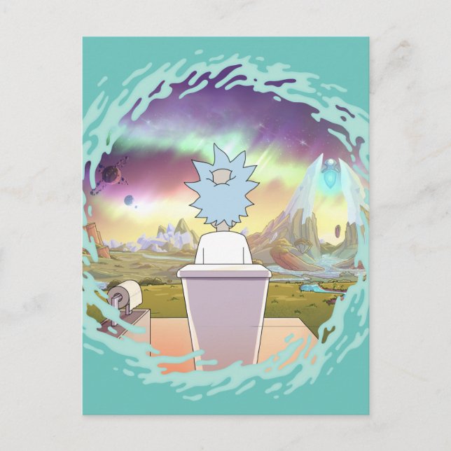 Invitation Carte Postale RICK ET MORTY™ | Rick's Private Place (Devant)