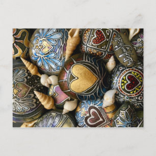 Invitation Carte Postale Roches de coeur d'or ! Par Julie Ann Stricklin