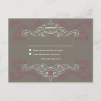 Rock rose et gris 'n' Roll Music Mariage à thème