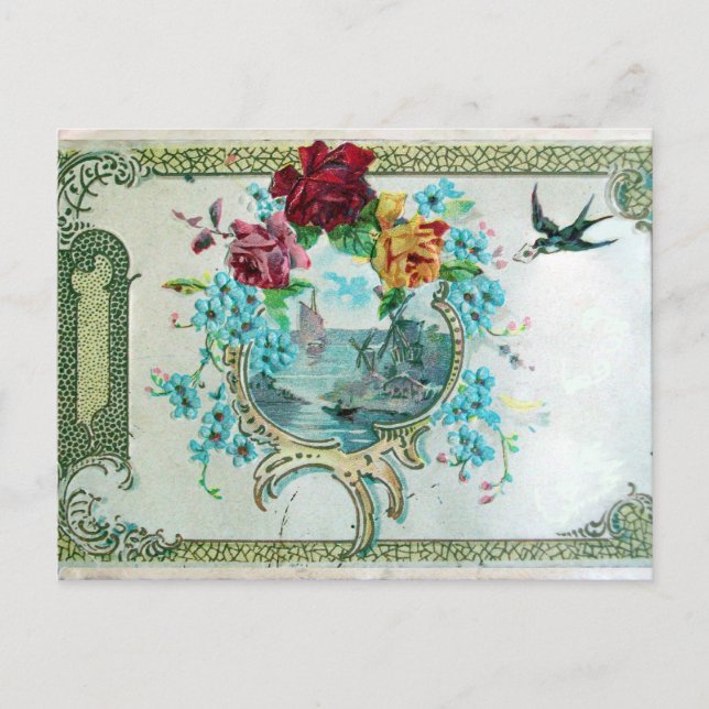 INVITATION CARTE POSTALE ROMANTICA 3 (Devant)