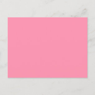 Invitation Carte Postale Rose Baker-Miller (couleur solide)