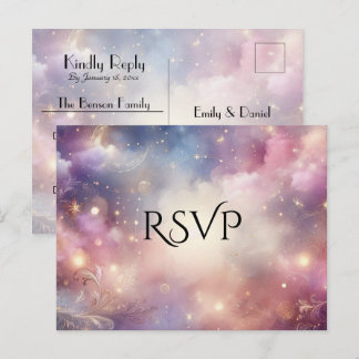 INVITATION CARTE POSTALE RSVP