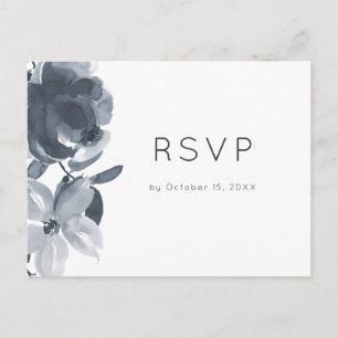 Invitation Carte Postale Rsvp avec choix de repas