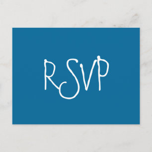 Invitation Carte Postale RSVP-Starfish