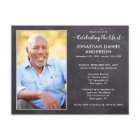 Rustic Photo Memorial Service Célébration De La Vi