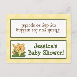 Invitation Carte Postale Sac de Goody Toppers Jungle Baby