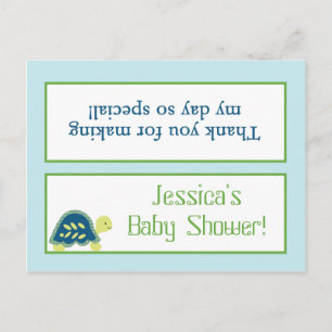 Invitation Carte Postale Sac de Goody Toppers Tortues bleues