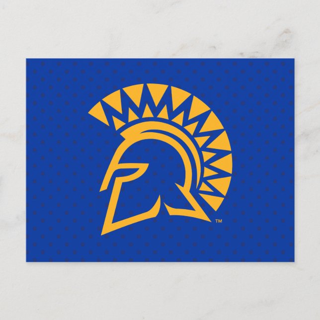 Invitation Carte Postale San Jose State Spartans Polka Dot Motif (Devant)