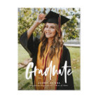 Simple Moderne Calligraphie Photo Graduation