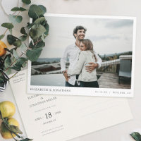 Simple style moderne photo mariage Enregistrer la 