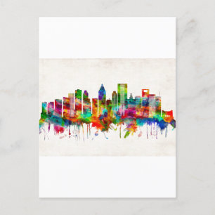 Invitation Carte Postale Skyline de Houston