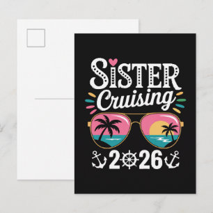 Invitation Carte Postale Sœur Croisière 2026