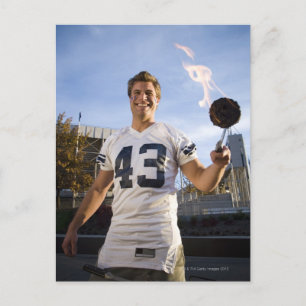 Invitation Carte Postale soirée avant un match de football