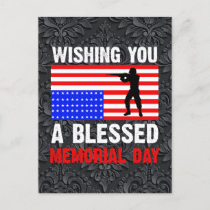 Invitation Carte Postale Souhaitez-Vous Un Blessed Memorial Day-62237