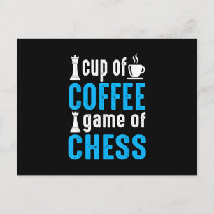 Invitation Carte Postale Super jeu de société - Coupe de café Jeu d'échecs