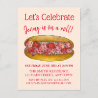 Sur un roulé de homard Félicitations Maine ME Gour