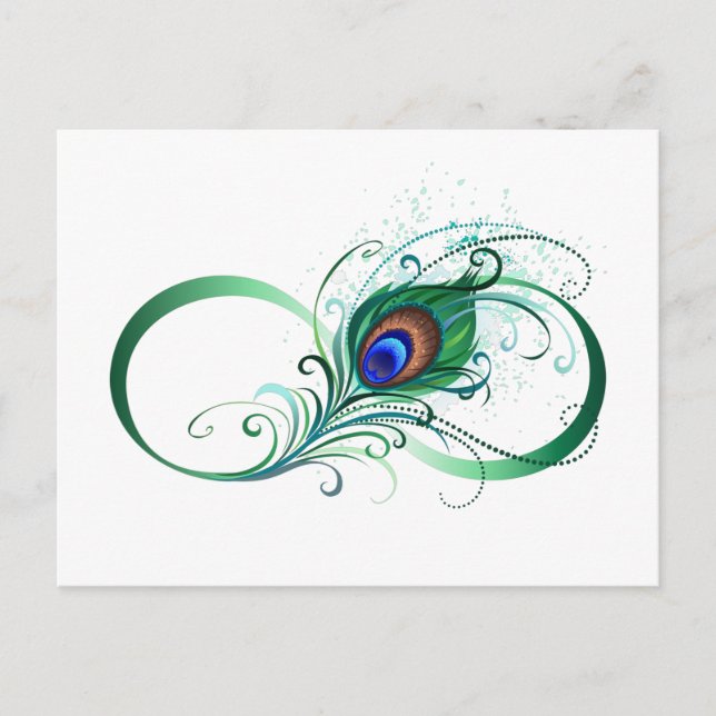 Invitation Carte Postale Symbole de l'Infinity (Devant)