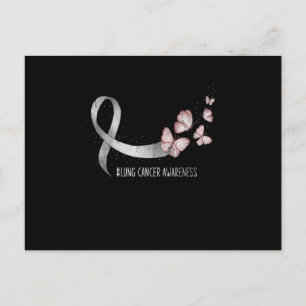 Invitation Carte Postale Un Joli Ruban Blanc Soutient La Sensibilisation Au